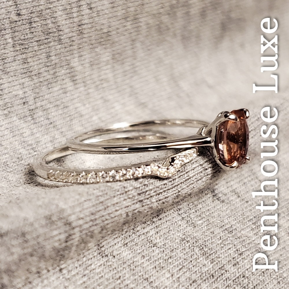 REAL Color Changing Zultanite Sterling Silver Ring Set - Picture 4 of 11